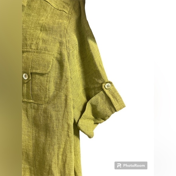 DONCASTER SPORT 100% linen shirt - Picture 4 of 5